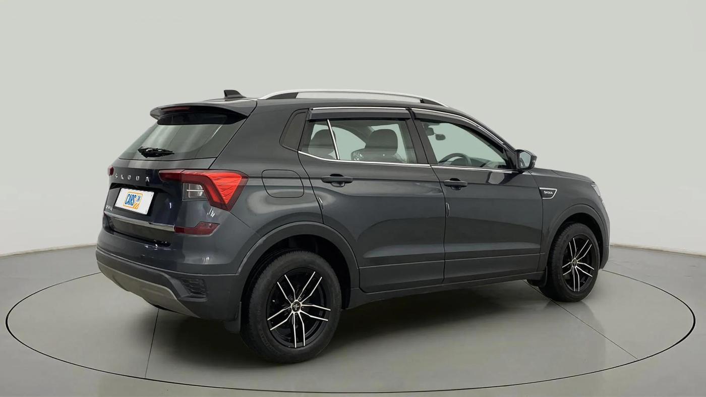 2021 Skoda KUSHAQ AMBITION 1.0L TSI MT, Petrol, Manual, 27,408 km, Right Back Diagonal