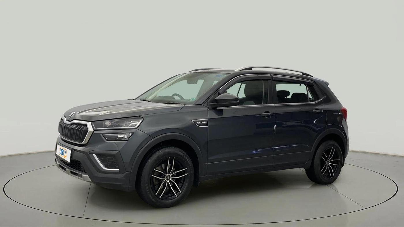 2021 Skoda KUSHAQ AMBITION 1.0L TSI MT, Petrol, Manual, 27,408 km, Left Front Diagonal