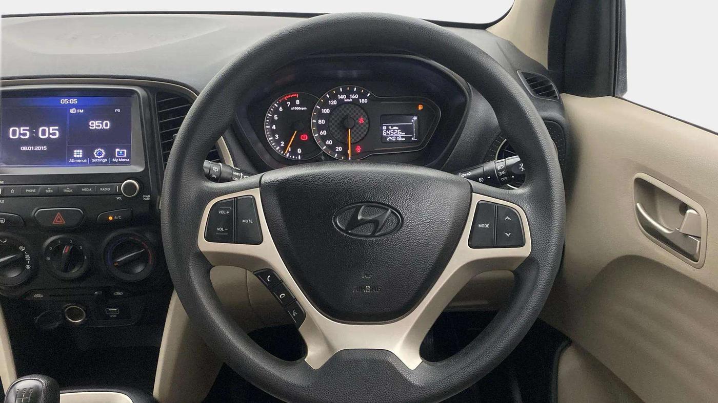 2018 Hyundai NEW SANTRO ASTA MT, Petrol, Manual, 24,038 km, Steering Wheel Close Up