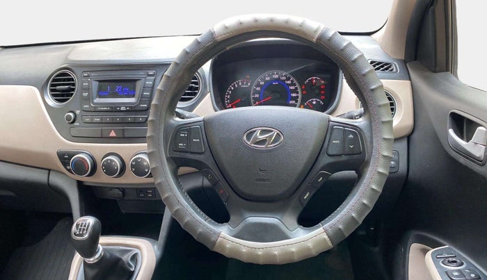 2016 Hyundai Grand i10 ASTA (O) 1.2 KAPPA VTVT, Petrol, Manual, 63,148 km, Steering Wheel Close Up