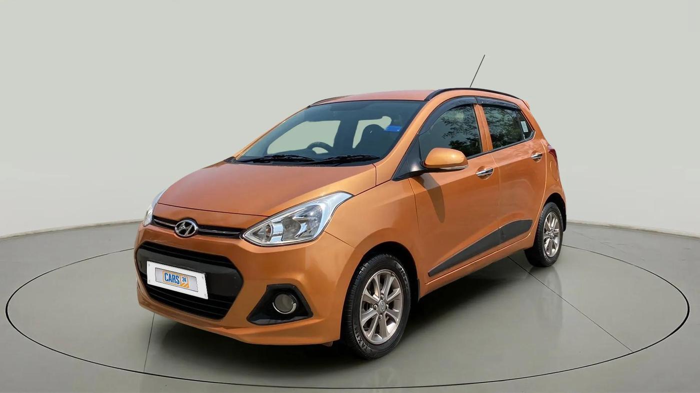 2016 Hyundai Grand i10 ASTA (O) 1.2 KAPPA VTVT, Petrol, Manual, 63,148 km, Left Front Diagonal