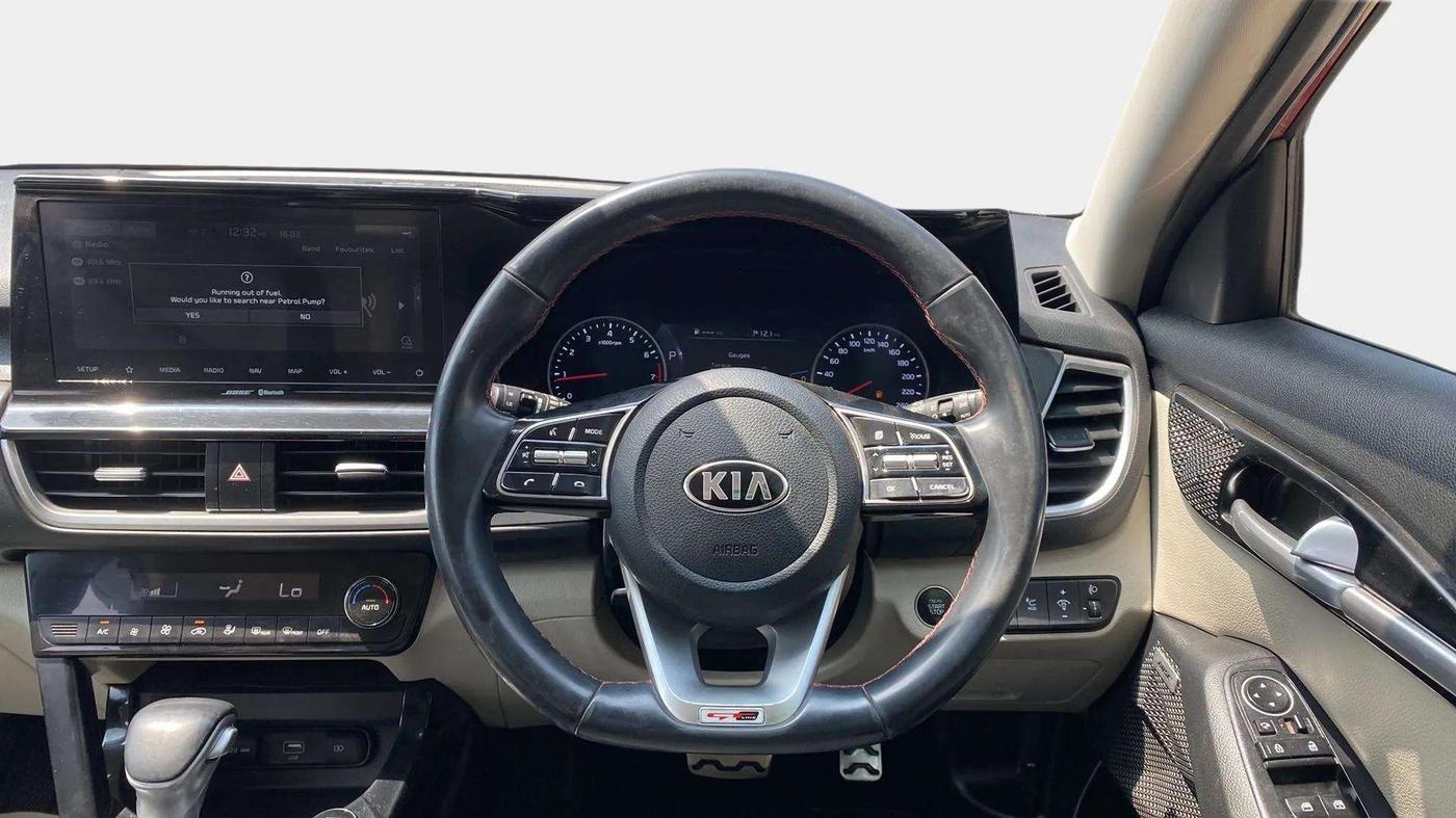 2020 KIA SELTOS GTX PLUS DCT 1.4 PETROL, Petrol, Automatic, 75,698 km, Steering Wheel Close Up