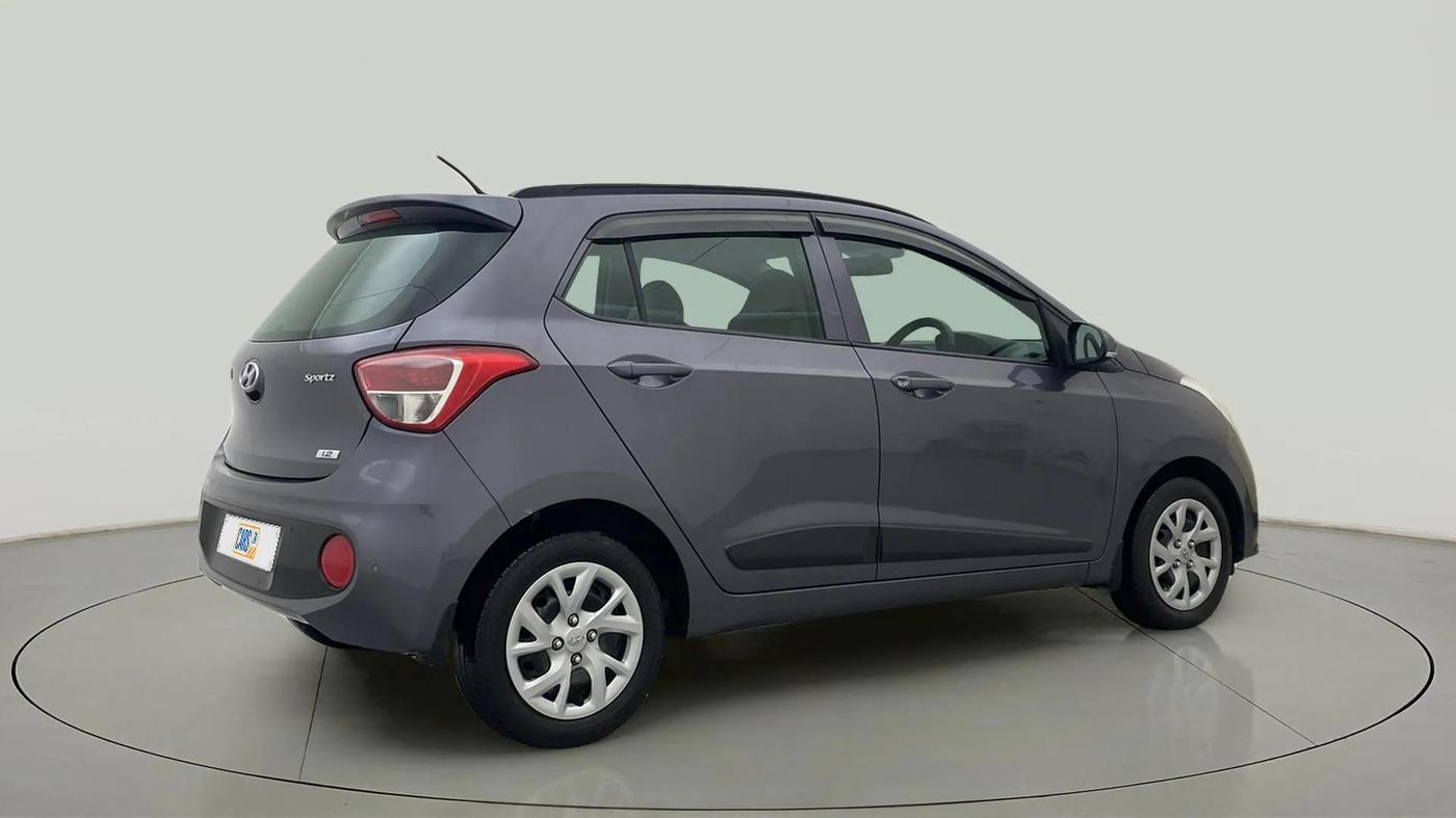 2019 Hyundai Grand i10 SPORTZ 1.2 KAPPA VTVT, Petrol, Manual, 35,247 km, Right Back Diagonal