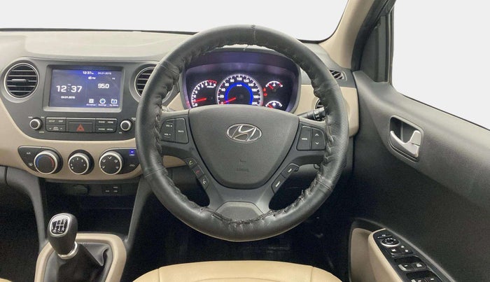 2019 Hyundai Grand i10 SPORTZ 1.2 KAPPA VTVT, Petrol, Manual, 35,247 km, Steering Wheel Close Up