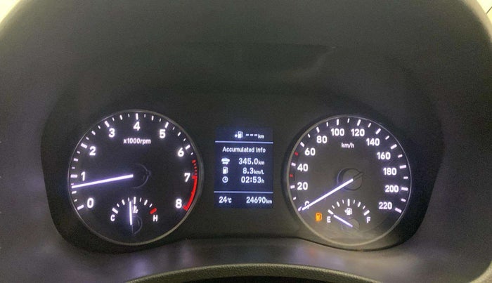 2018 Hyundai Verna 1.6 VTVT SX O, Petrol, Manual, 24,694 km, Odometer Image