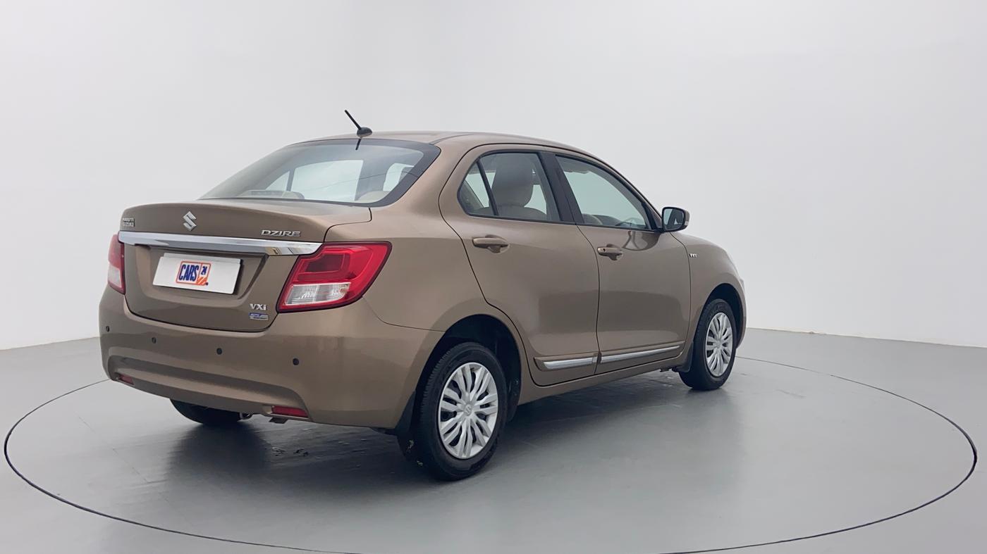 2017 Maruti Dzire VXI AMT, Petrol, Automatic, 68,170 km, Right Back Diagonal (45- Degree) View