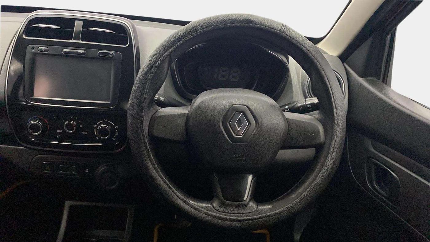 2018 Renault Kwid RXT 1.0 (O), Petrol, Manual, 38,375 km, Steering Wheel Close Up