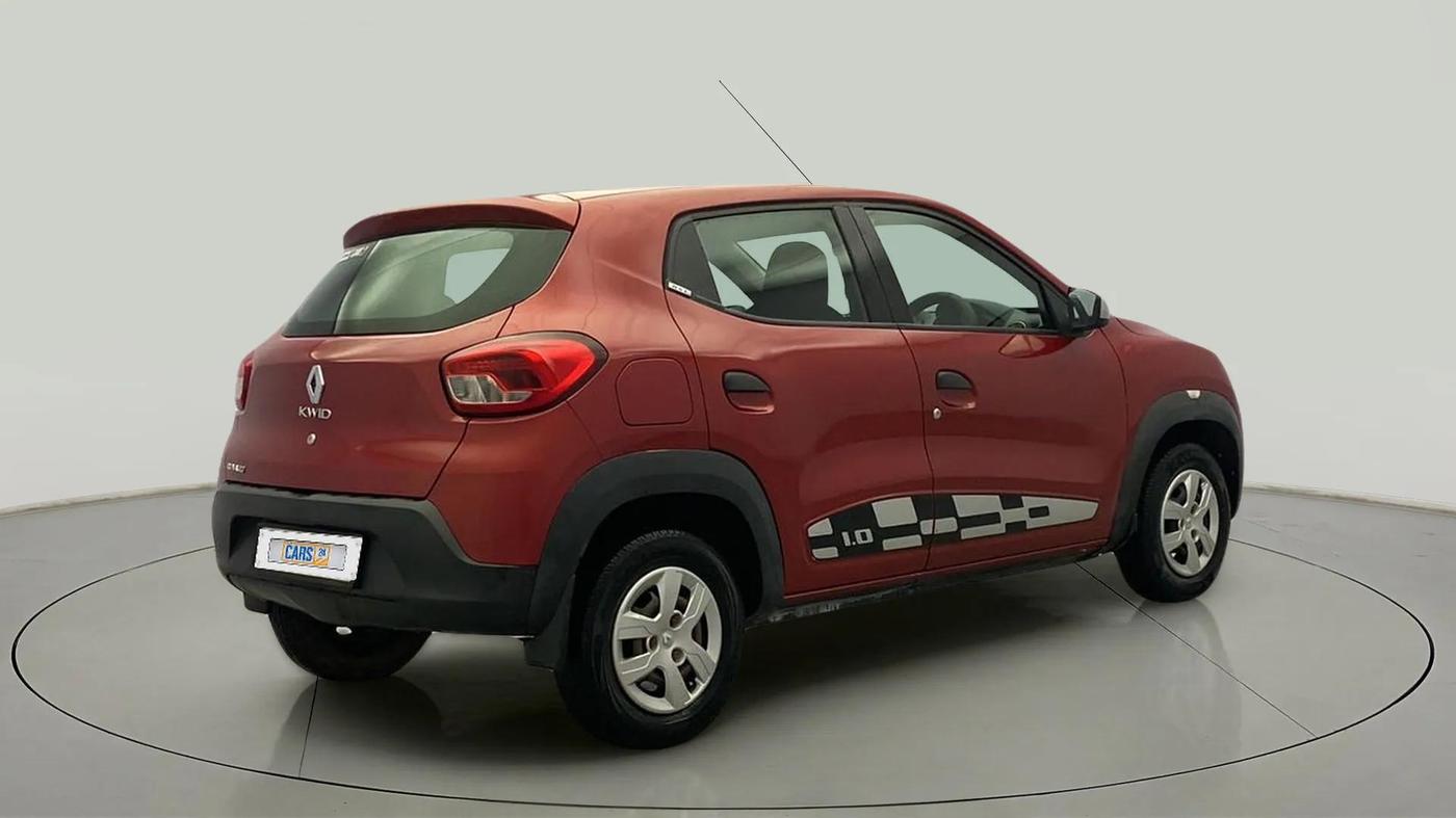 2018 Renault Kwid RXT 1.0 (O), Petrol, Manual, 38,375 km, Right Back Diagonal
