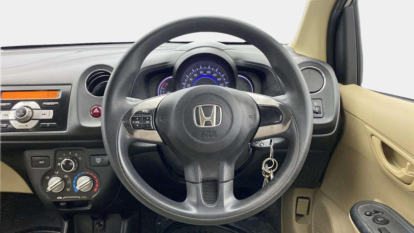 2015 Honda Amaze 1.2L I-VTEC SX, Petrol, Manual, 50,679 km, Steering Wheel Close Up