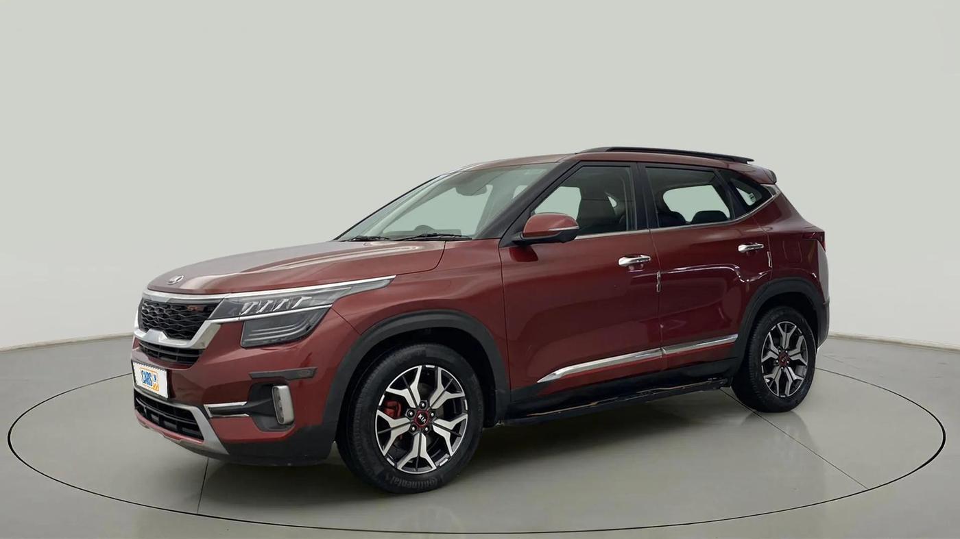 2020 KIA SELTOS GTX PLUS AT 1.5 DIESEL, Diesel, Automatic, 64,170 km, Left Front Diagonal