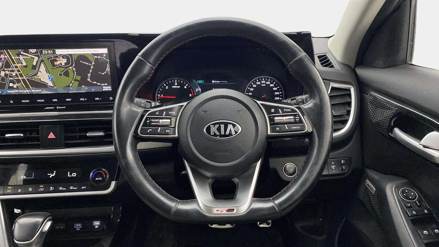 2020 KIA SELTOS GTX PLUS AT 1.5 DIESEL, Diesel, Automatic, 64,170 km, Steering Wheel Close Up