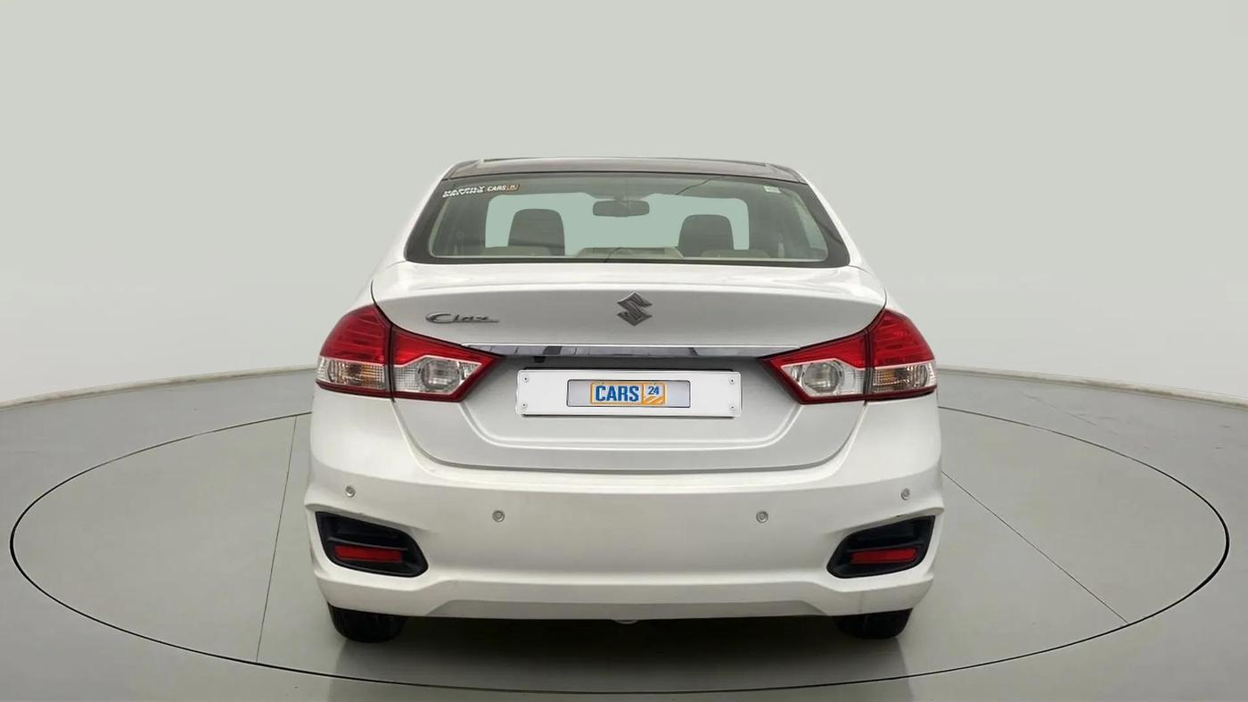 2017 Maruti Ciaz ALPHA 1.4 PETROL, Petrol, Manual, 89,408 km, Back/Rear