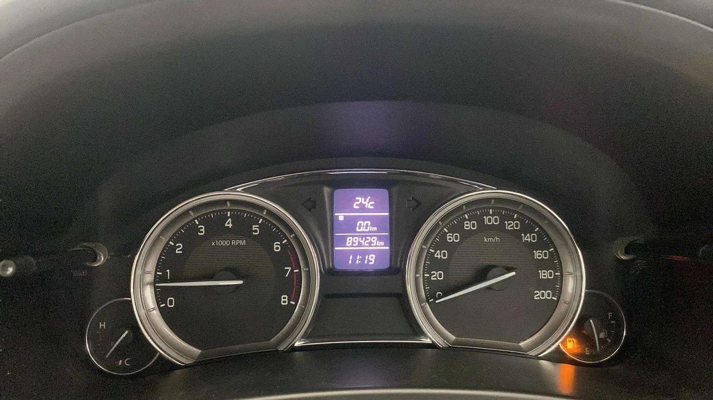 2017 Maruti Ciaz ALPHA 1.4 PETROL, Petrol, Manual, 89,408 km, Odometer Image