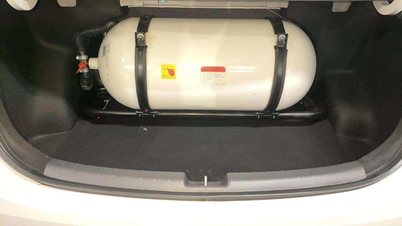 2024 Hyundai AURA S 1.2 CNG, CNG, Manual, 4,130 km, Boot Inside