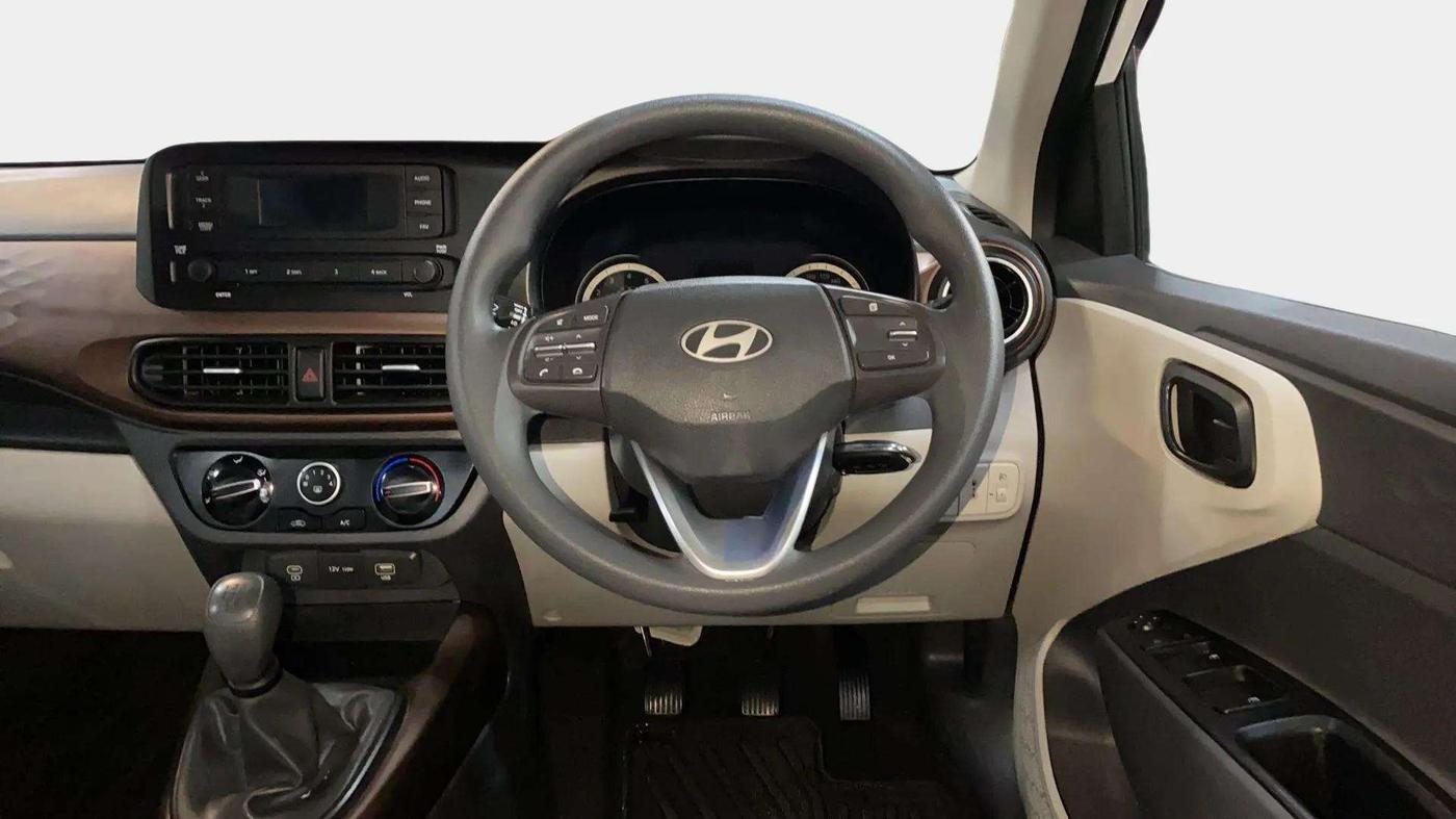 2024 Hyundai AURA S 1.2 CNG, CNG, Manual, 4,130 km, Steering Wheel Close Up