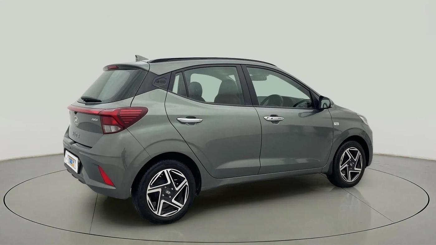 2023 Hyundai GRAND I10 NIOS ASTA AMT 1.2 KAPPA VTVT, Petrol, Automatic, 47,096 km, Right Back Diagonal