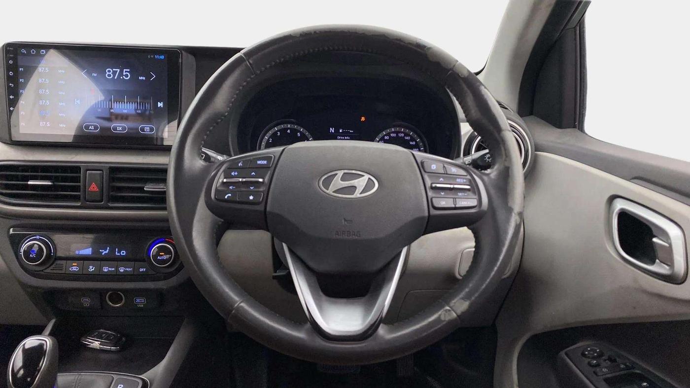 2023 Hyundai GRAND I10 NIOS ASTA AMT 1.2 KAPPA VTVT, Petrol, Automatic, 47,096 km, Steering Wheel Close Up