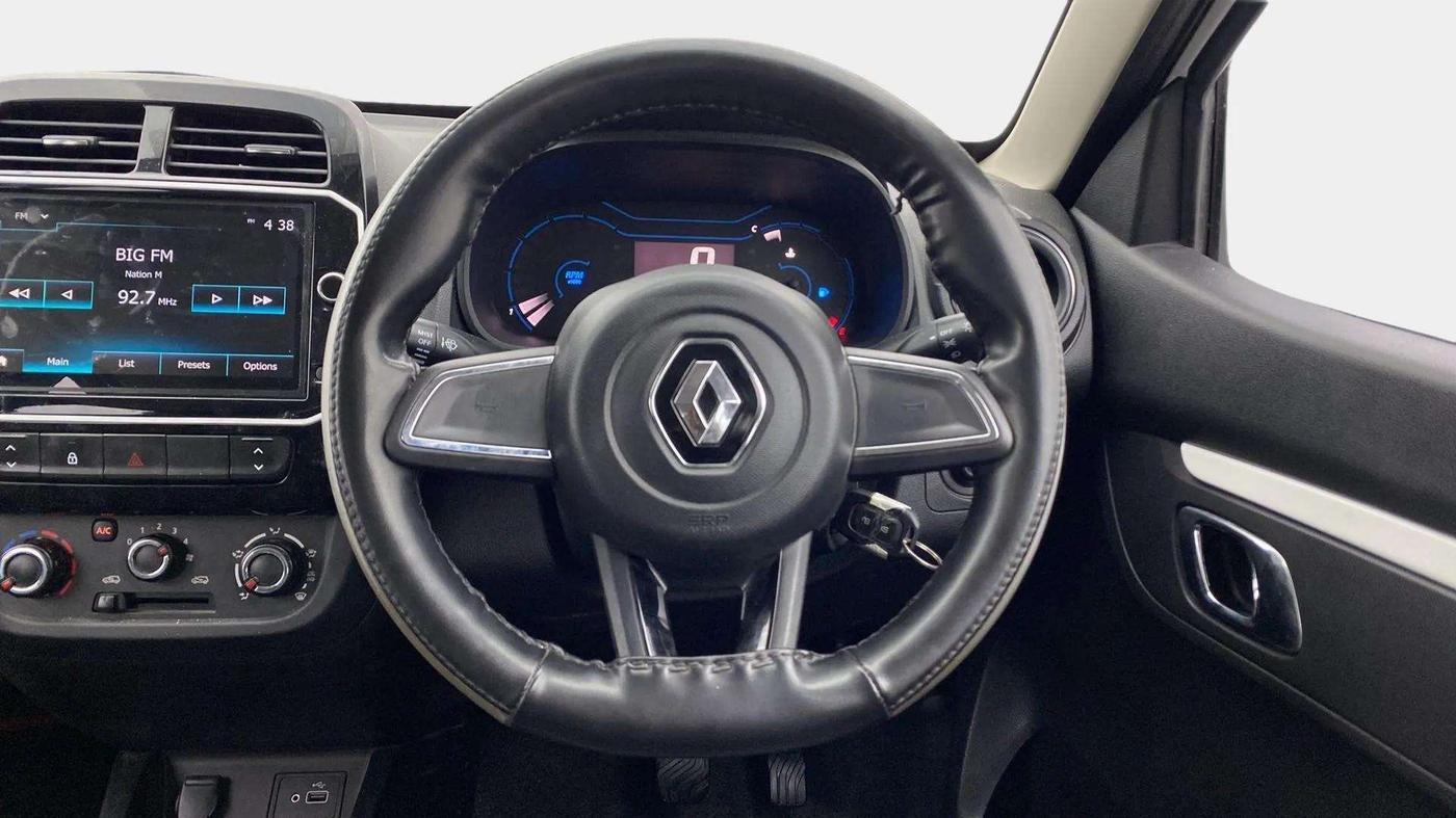2022 Renault Kwid CLIMBER 1.0 AMT (O) DUAL TONE, Petrol, Automatic, 18,394 km, Steering Wheel Close Up