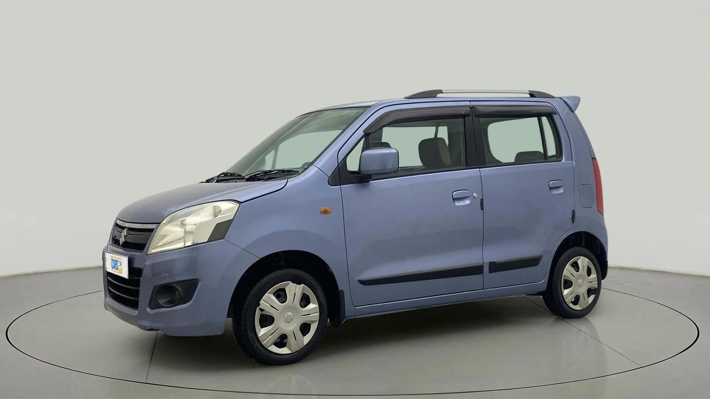 2013 Maruti Wagon R 1.0 VXI, Petrol, Manual, 69,704 km, Left Front Diagonal