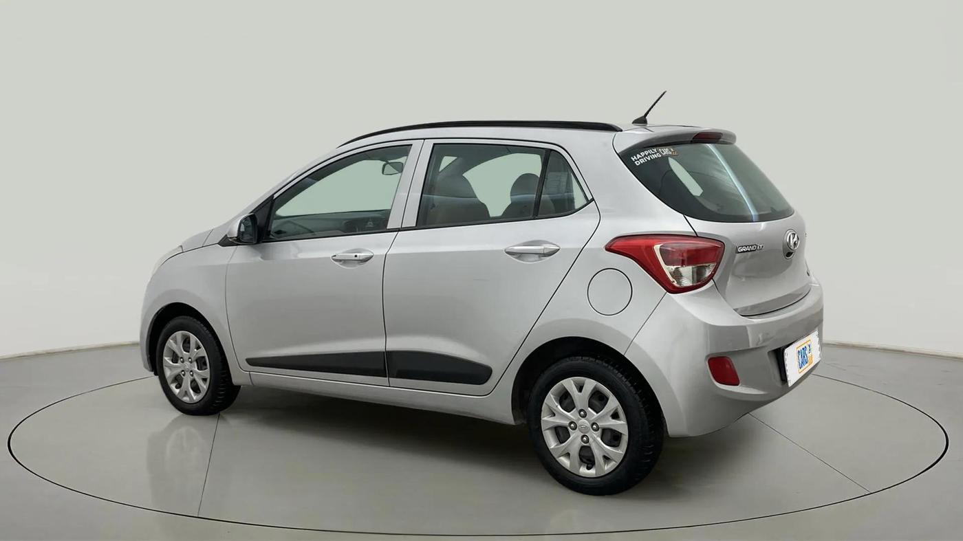 2014 Hyundai Grand i10 SPORTZ 1.2 KAPPA VTVT, Petrol, Manual, 59,003 km, Left Back Diagonal