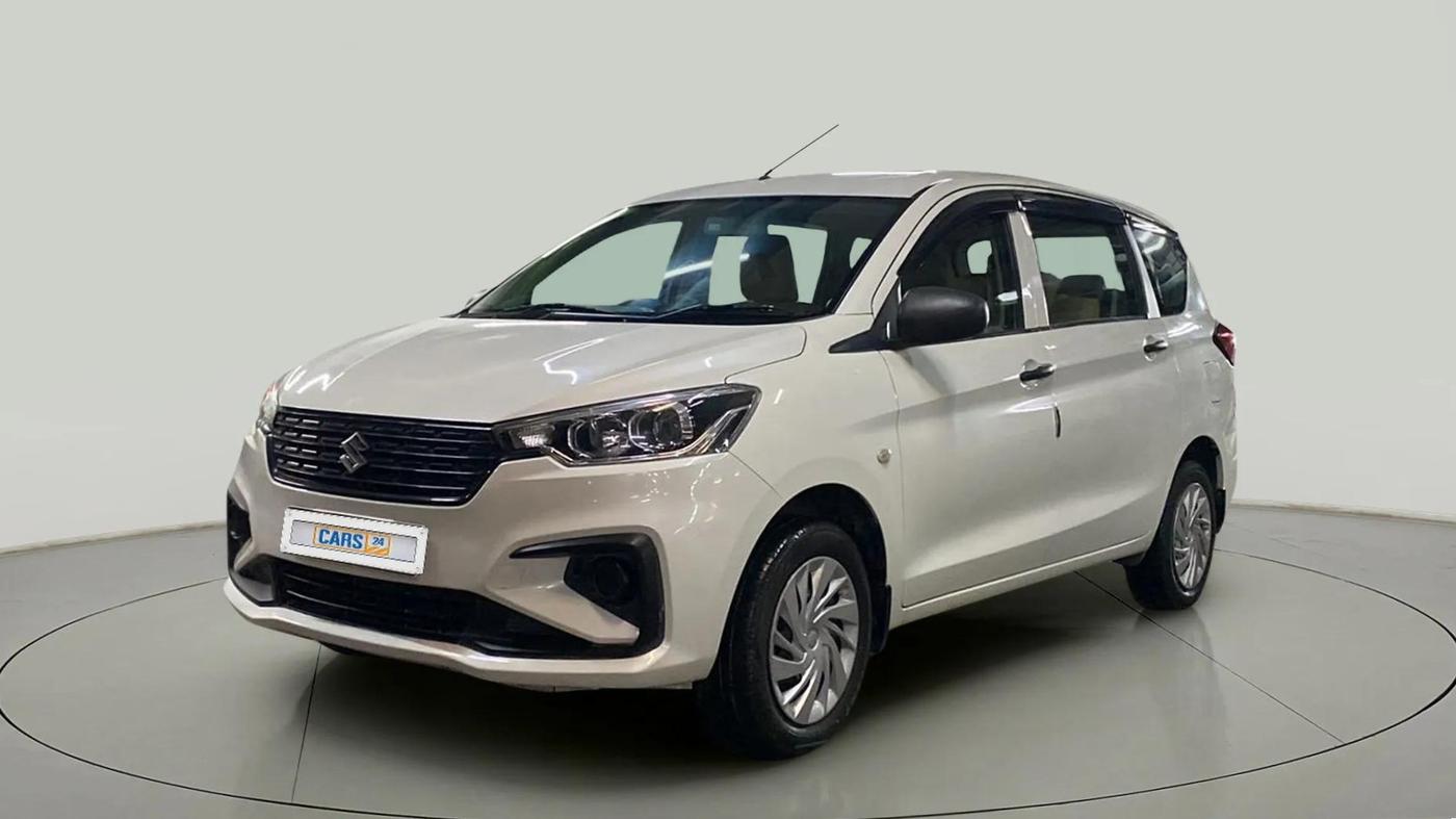 2021 Maruti Ertiga LXI SHVS, Petrol, Manual, 42,243 km, Left Front Diagonal