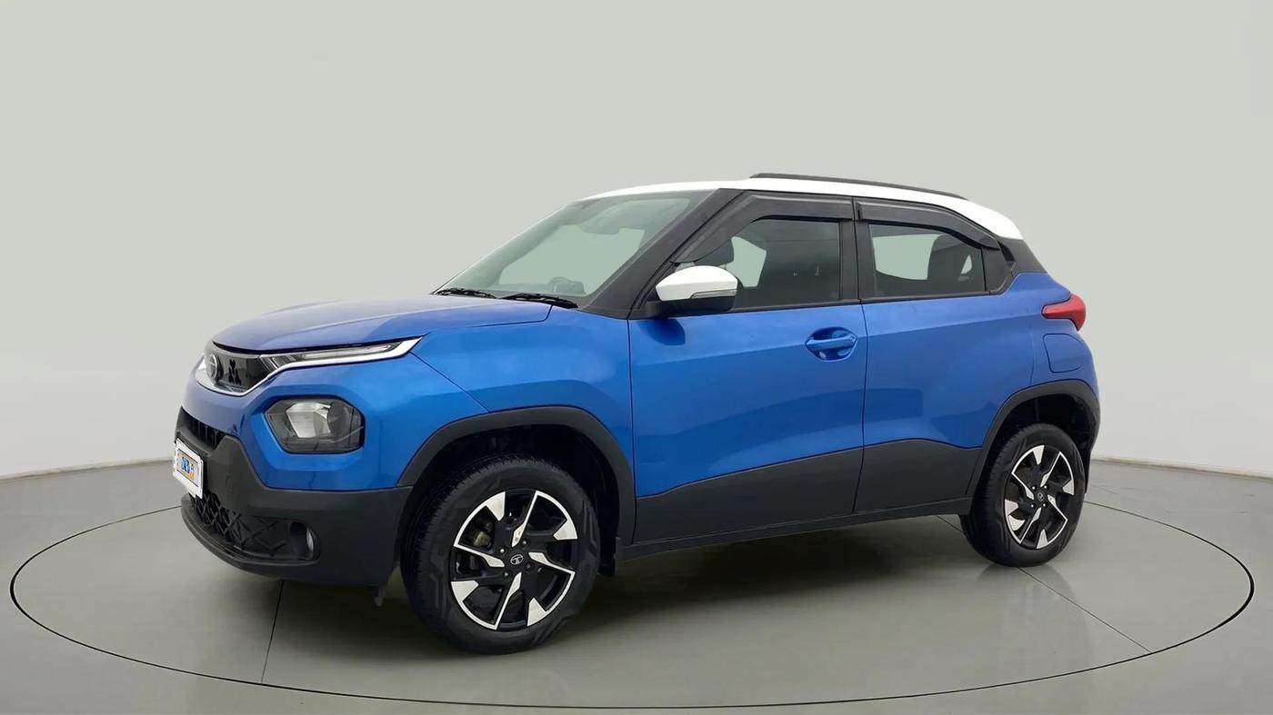 2024 Tata PUNCH Creative Dual Tone AMT Sunroof , Petrol, Automatic, 7,013 km, Left Front Diagonal