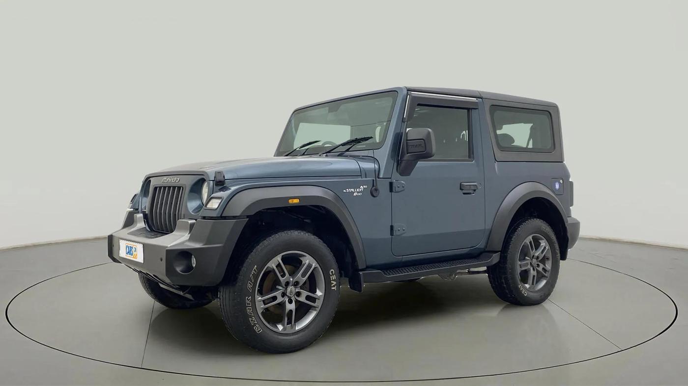 2021 Mahindra Thar LX HT PETROL 4WD MT, Petrol, Manual, 32,047 km, Left Front Diagonal