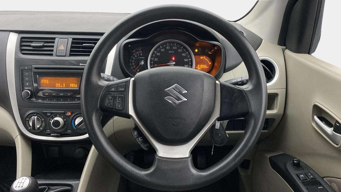 2015 Maruti Celerio ZXI, Petrol, Manual, 32,168 km, Steering Wheel Close Up