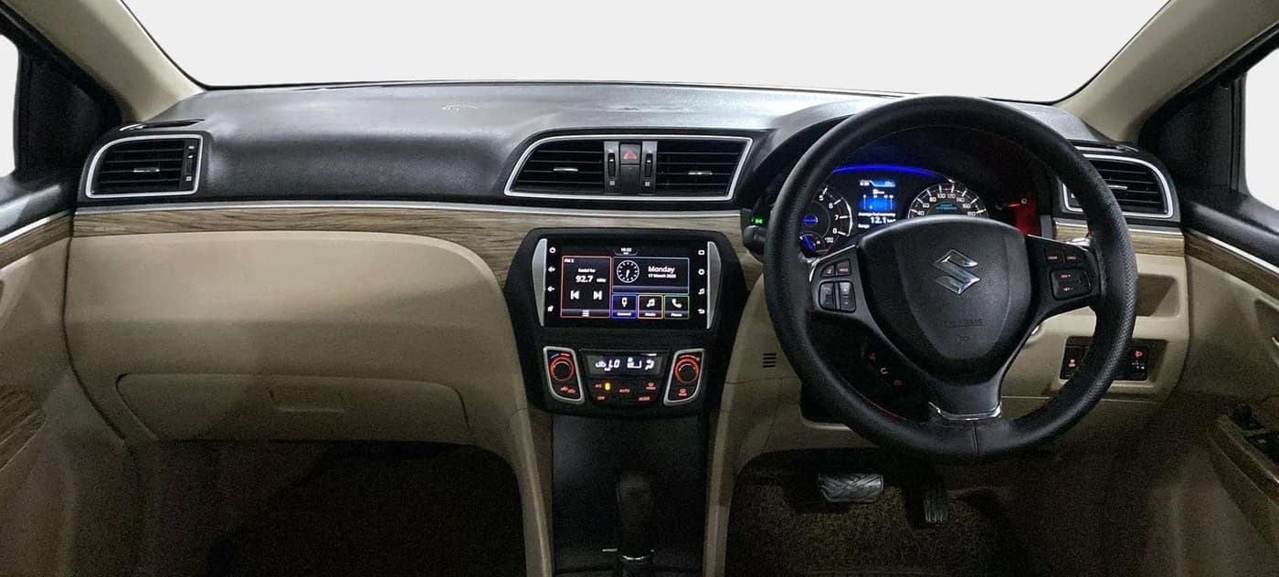 2021 Maruti Ciaz ALPHA  AT 1.5 SHVS PETROL, Petrol, Automatic, 53,972 km, Dashboard