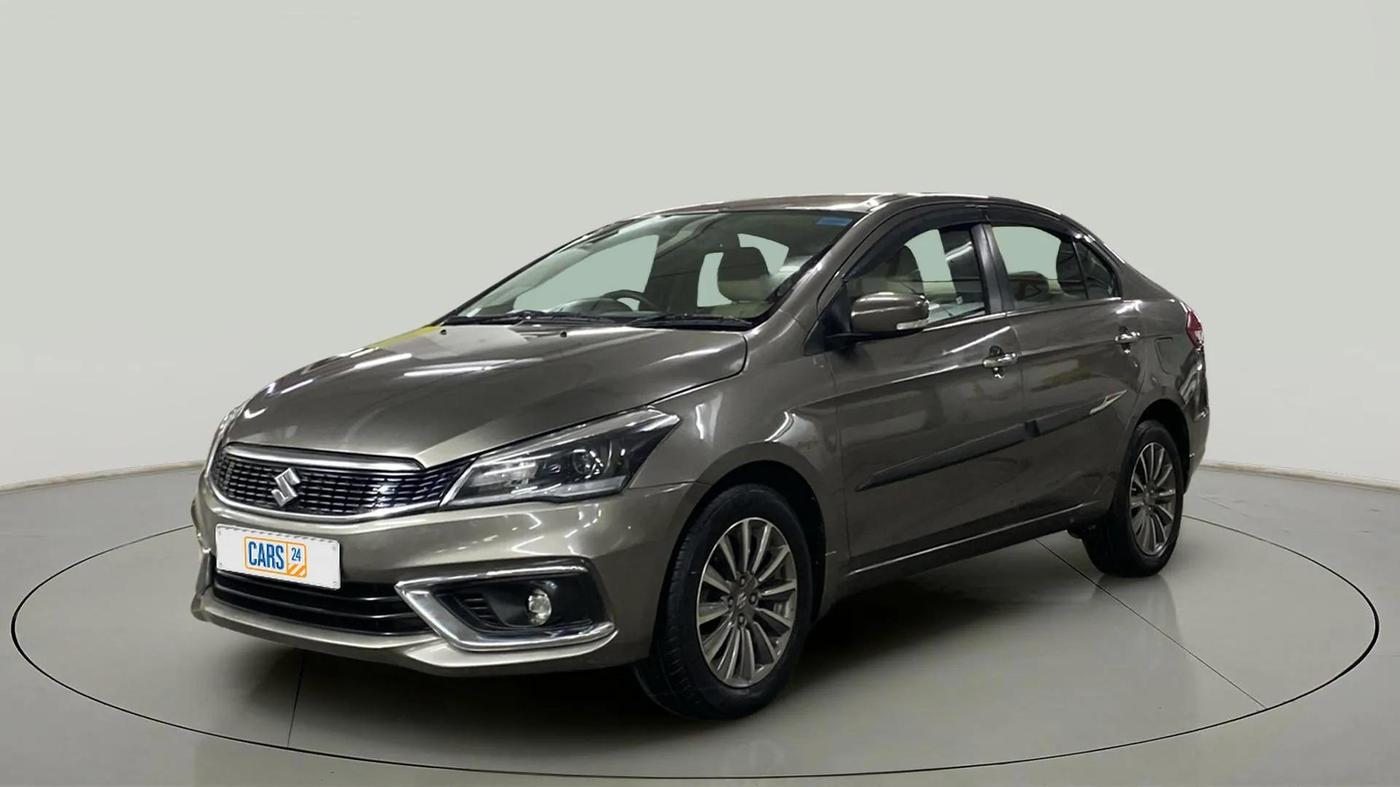 2021 Maruti Ciaz ALPHA  AT 1.5 SHVS PETROL, Petrol, Automatic, 53,972 km, Left Front Diagonal