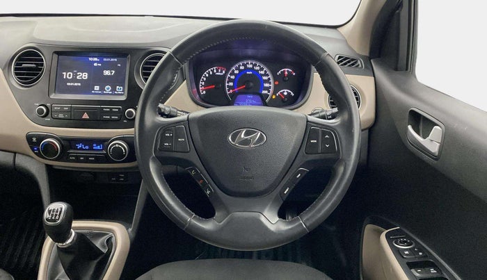 2017 Hyundai Grand i10 ASTA 1.2 KAPPA VTVT, Petrol, Manual, 45,011 km, Steering Wheel Close Up