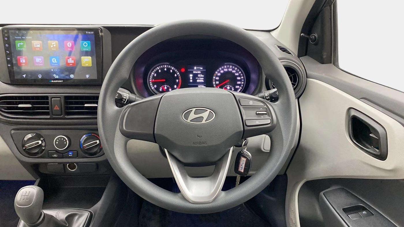 2024 Hyundai GRAND I10 NIOS ERA 1.2 KAPPA VTVT, Petrol, Manual, 10,768 km, Steering Wheel Close Up