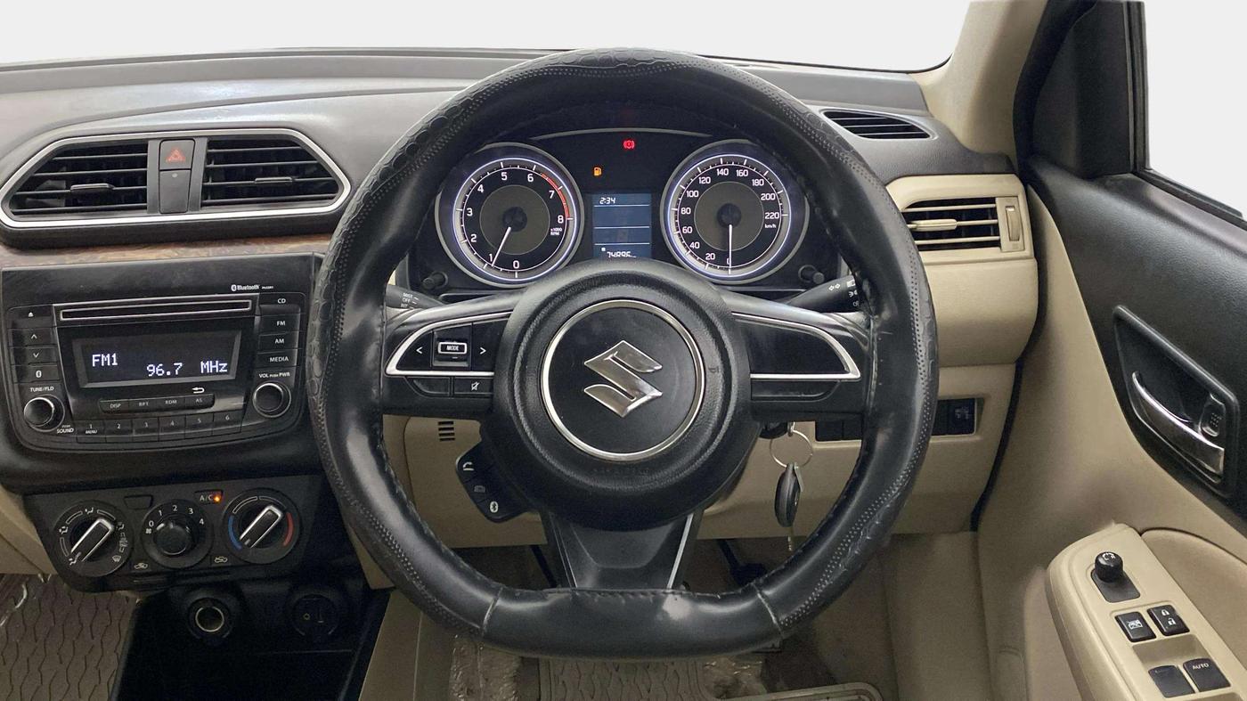 2019 Maruti Dzire VXI, Petrol, Manual, 54,653 km, Steering Wheel Close Up