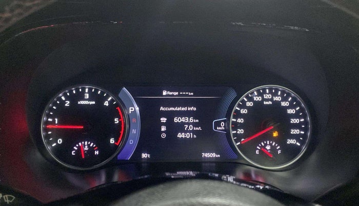 2021 KIA SELTOS GTX PLUS AT 1.5 DIESEL, Diesel, Automatic, 74,489 km, Odometer Image