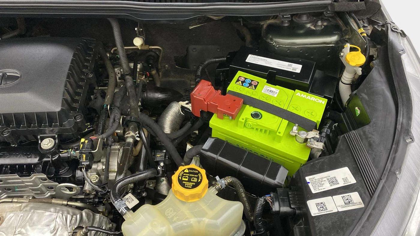 2022 Tata NEXON XZ PLUS PETROL, Petrol, Manual, 17,378 km, Engine View - Left