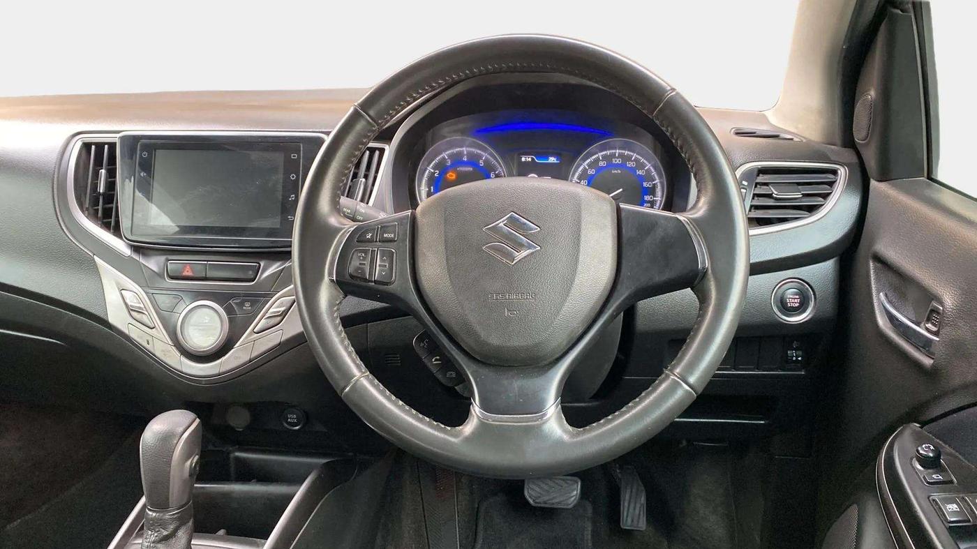 2019 Maruti Baleno ALPHA CVT PETROL 1.2, Petrol, Automatic, 46,086 km, Steering Wheel Close Up