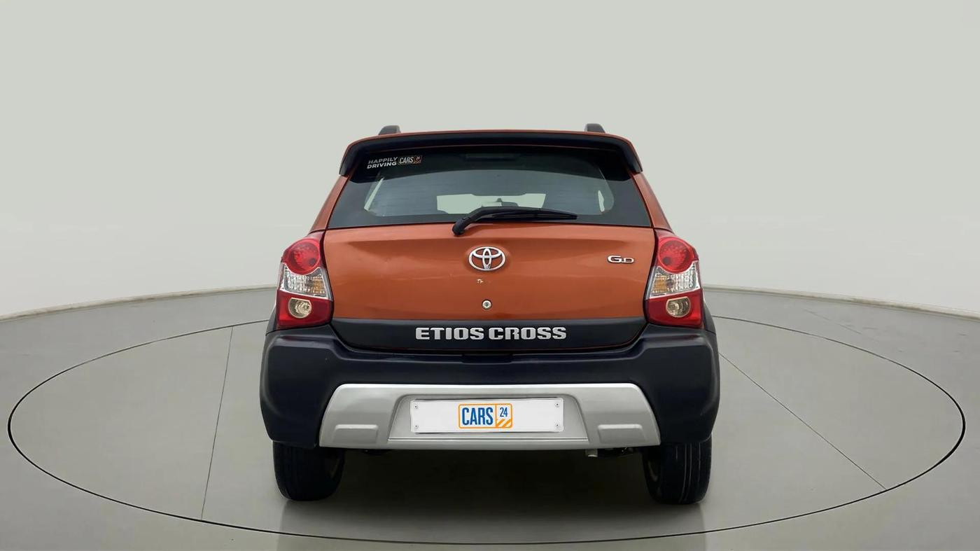 2014 Toyota Etios CROSS 1.4 GD, Diesel, Manual, 1,22,404 km, Back/Rear