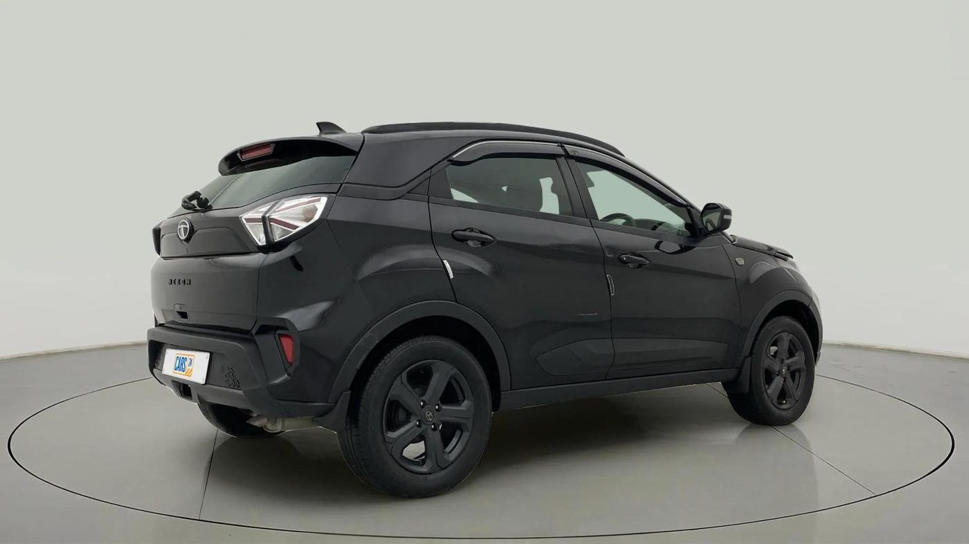 2022 Tata NEXON XZ PLUS (HS) PETROL DARK EDITION, CNG, Manual, 87,496 km, Right Back Diagonal