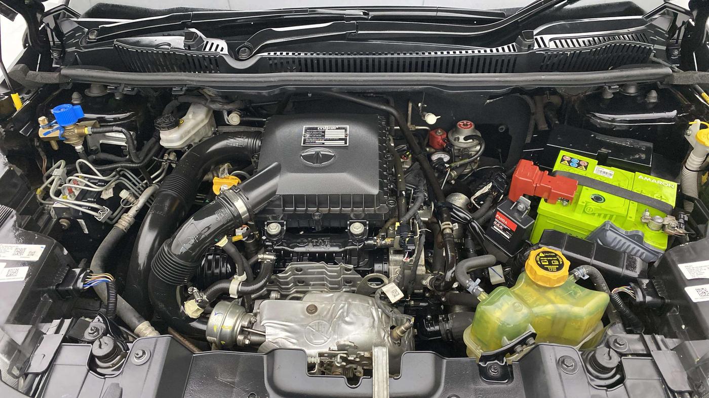 2022 Tata NEXON XZ PLUS (HS) PETROL DARK EDITION, CNG, Manual, 87,496 km, Engine View
