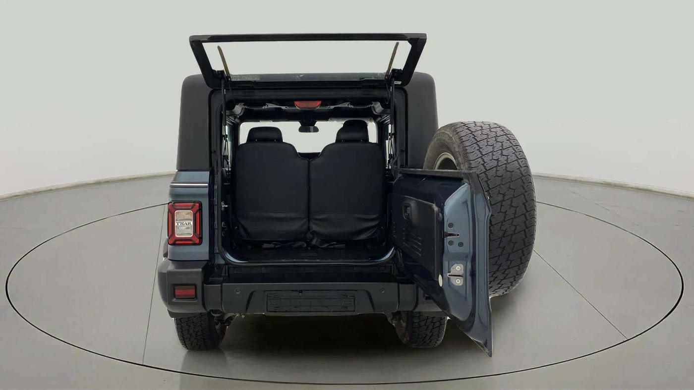 2023 Mahindra Thar LX P 2WD AT HT, Petrol, Automatic, 22,131 km, Boot Door Open