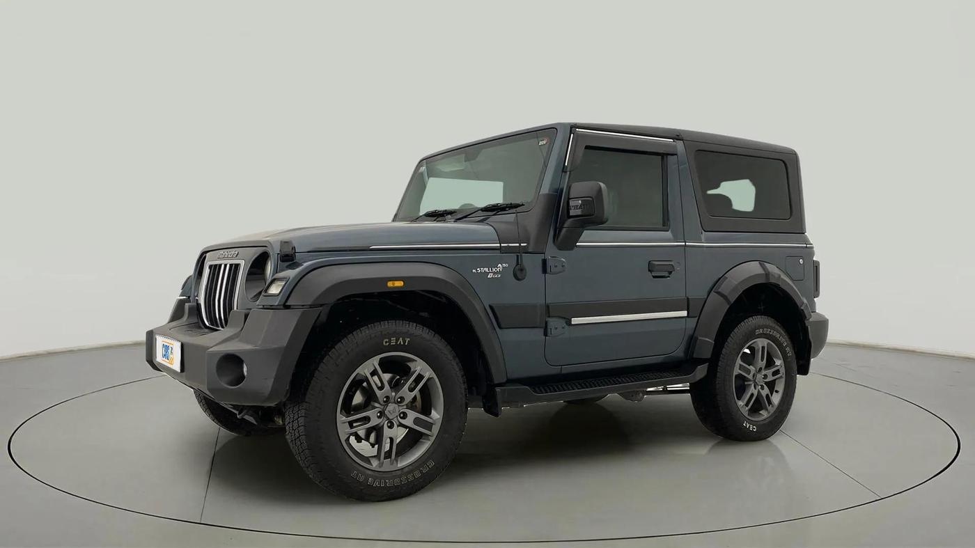 2023 Mahindra Thar LX P 2WD AT HT, Petrol, Automatic, 22,131 km, Left Front Diagonal