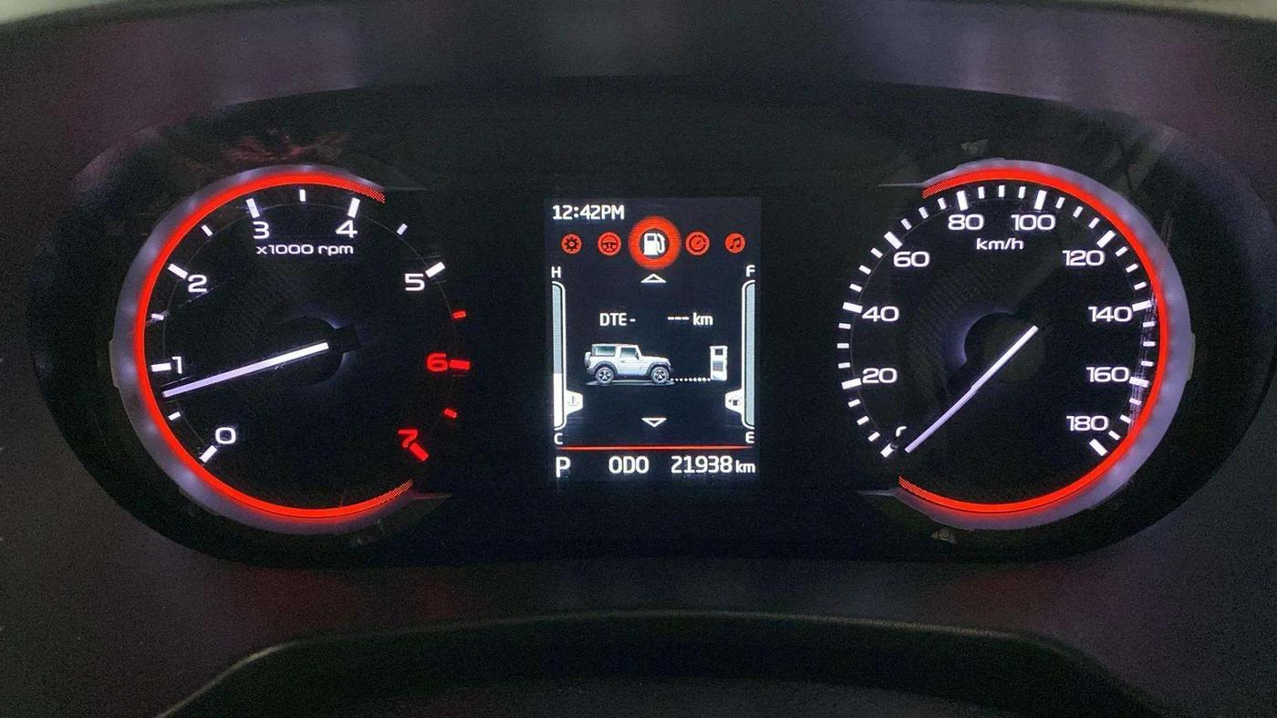 2023 Mahindra Thar LX P 2WD AT HT, Petrol, Automatic, 22,131 km, Odometer Image