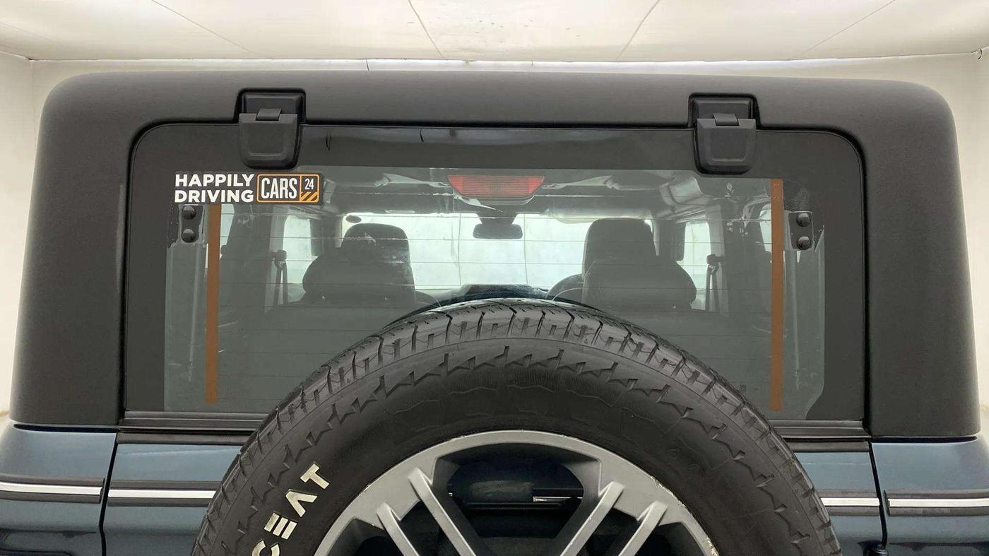 2023 Mahindra Thar LX P 2WD AT HT, Petrol, Automatic, 22,131 km, Rear Windshield