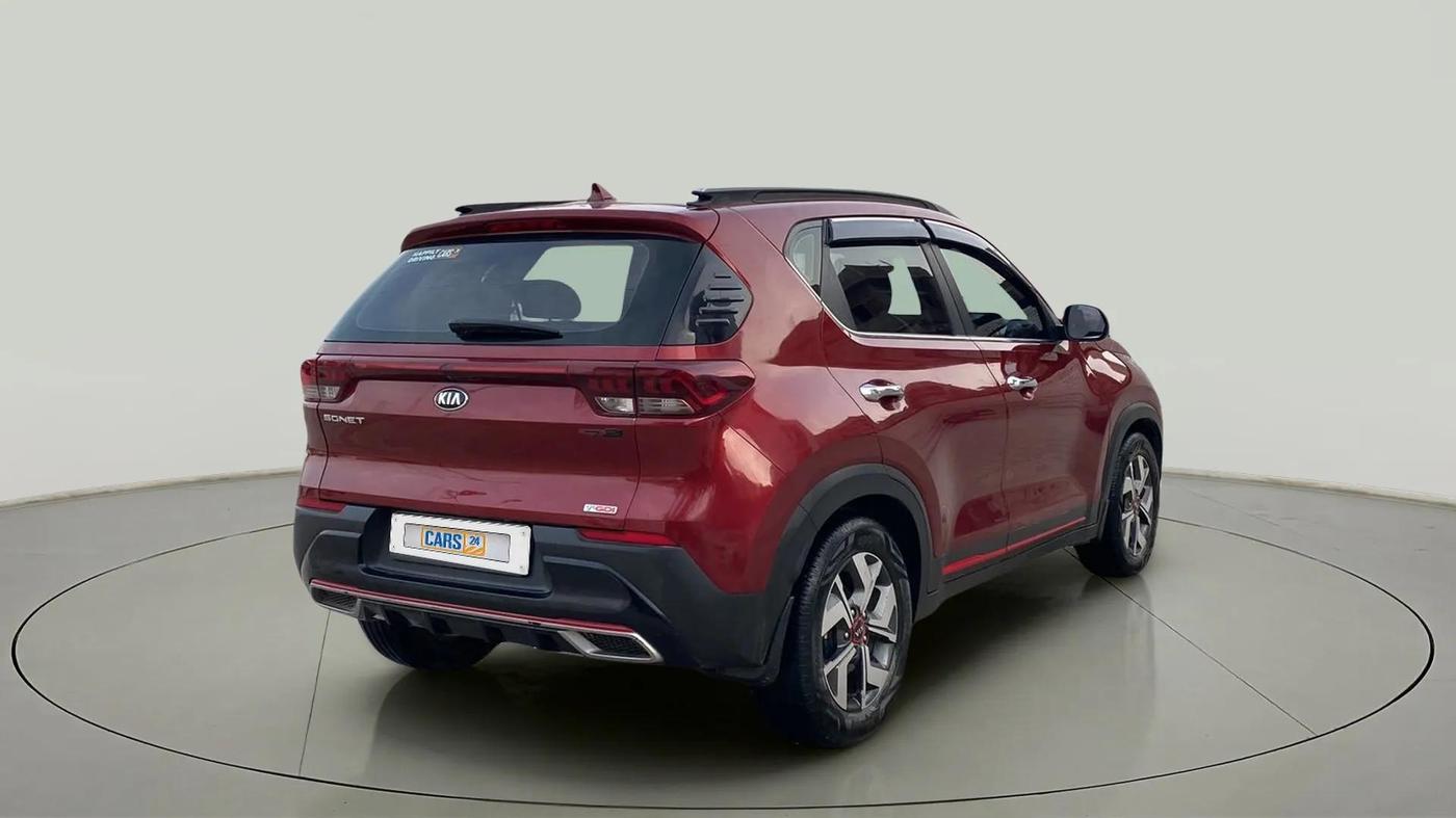2021 KIA SONET GTX PLUS 1.0 DCT, Petrol, Automatic, 45,159 km, Right Back Diagonal