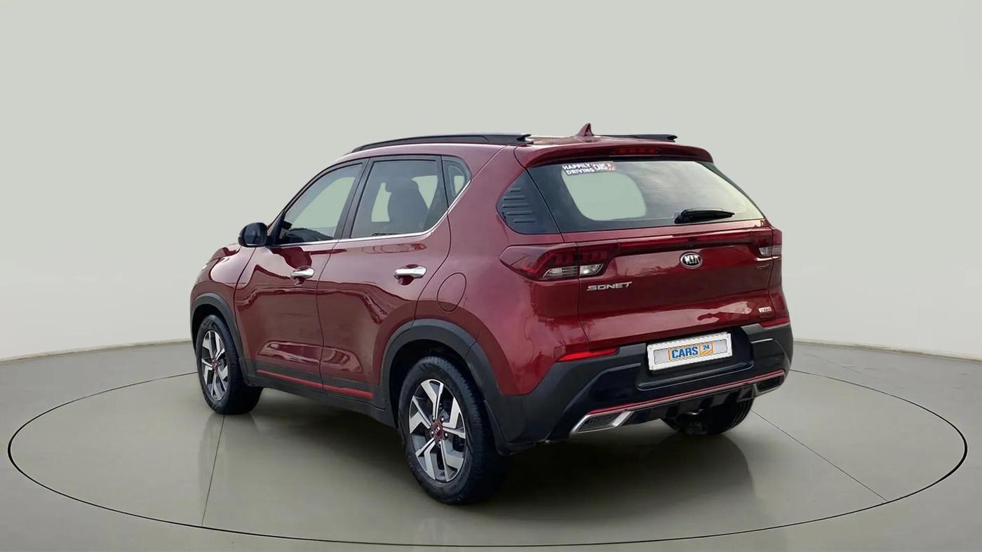 2021 KIA SONET GTX PLUS 1.0 DCT, Petrol, Automatic, 45,159 km, Left Back Diagonal