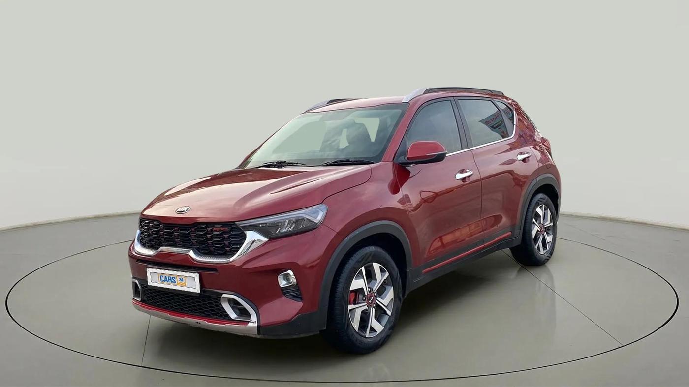 2021 KIA SONET GTX PLUS 1.0 DCT, Petrol, Automatic, 45,159 km, Left Front Diagonal