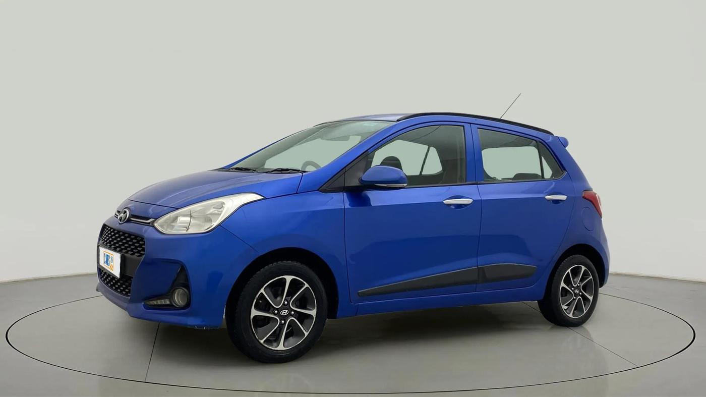 2018 Hyundai Grand i10 ASTA 1.2 KAPPA VTVT, Petrol, Manual, 66,902 km, Left Front Diagonal