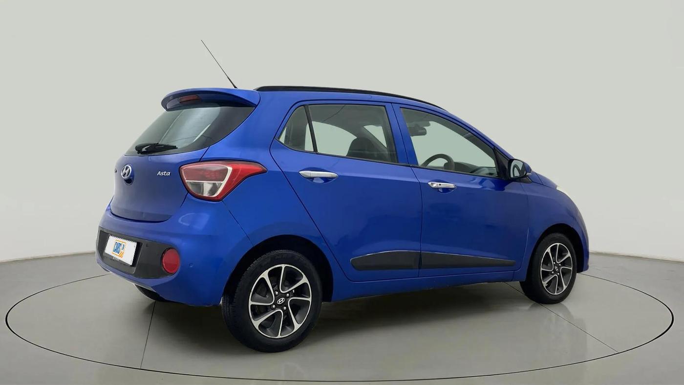2018 Hyundai Grand i10 ASTA 1.2 KAPPA VTVT, Petrol, Manual, 66,902 km, Right Back Diagonal