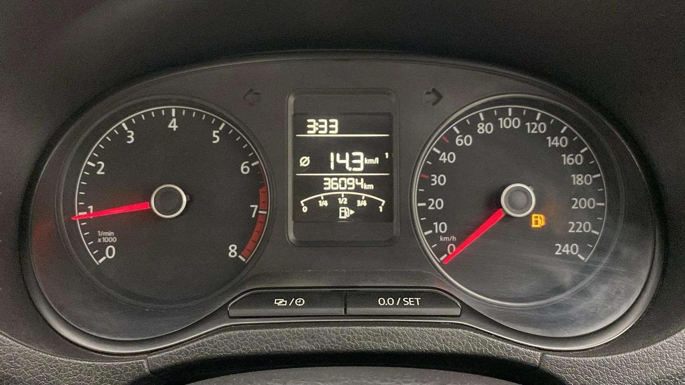 2016 Volkswagen Ameo COMFORTLINE 1.2L, Petrol, Manual, 36,832 km, Odometer Image