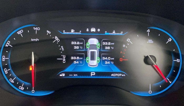 2021 MG HECTOR PLUS SHARP 1.5 PETROL TURBO CVT 6-STR, Petrol, Automatic, 40,854 km, Odometer Image